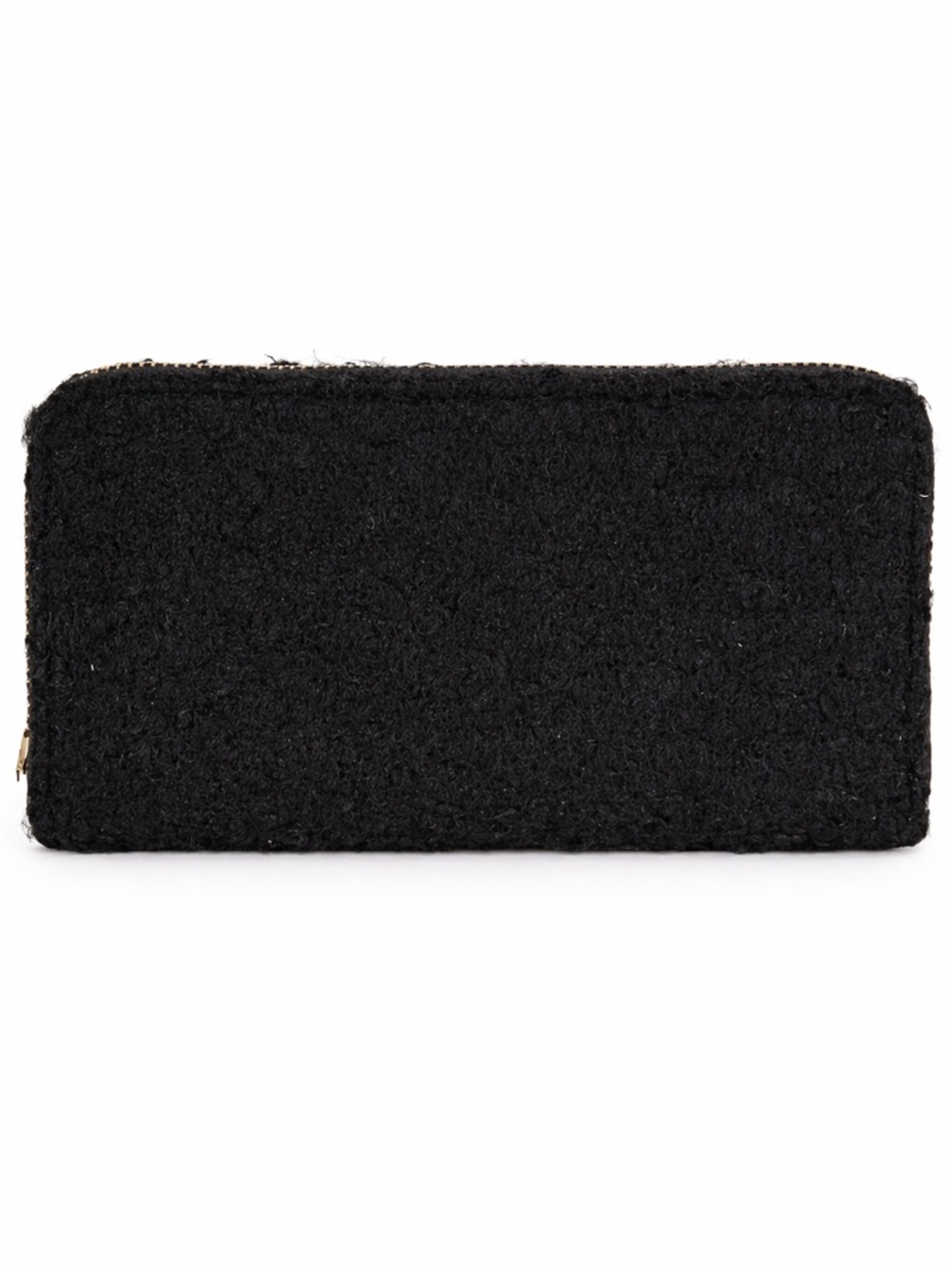 Faux Fur Black Sherpa Wallet!